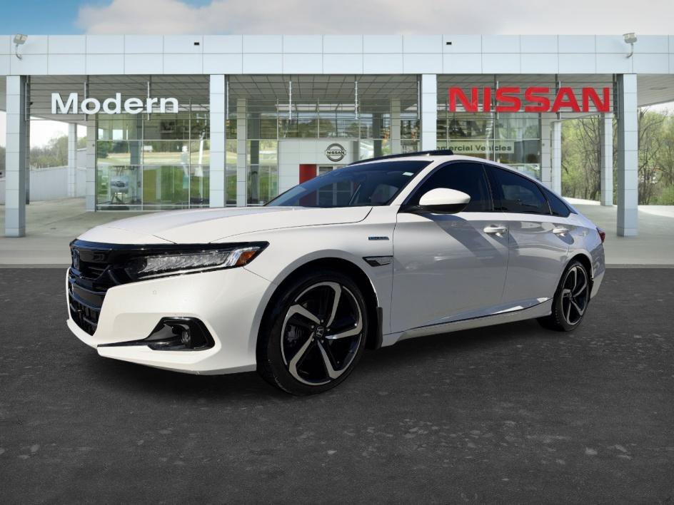 Used 2021 Platinum White Pearl Honda EX image 1