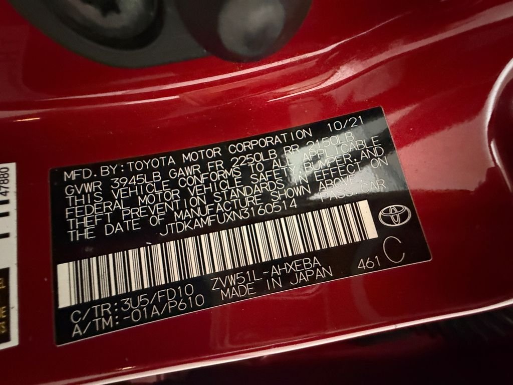 Used 2022 Red Toyota LE image 20