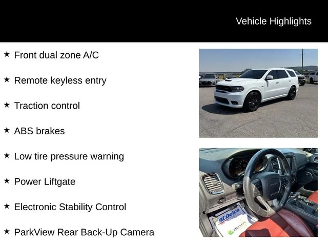Used 2018 White Dodge SRT image 8