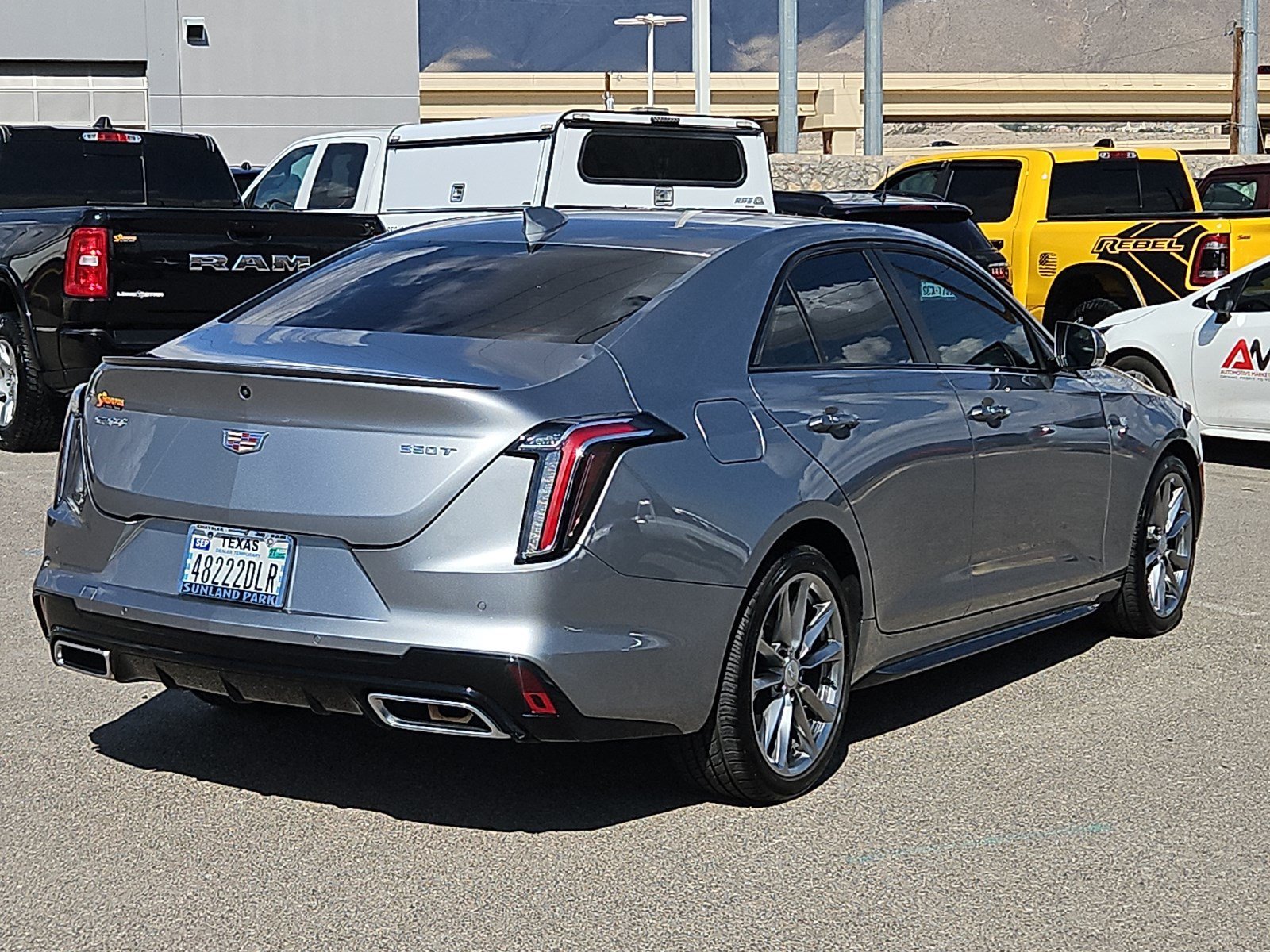 Used 2025 Argent Silver Metallic Cadillac Sport image 3