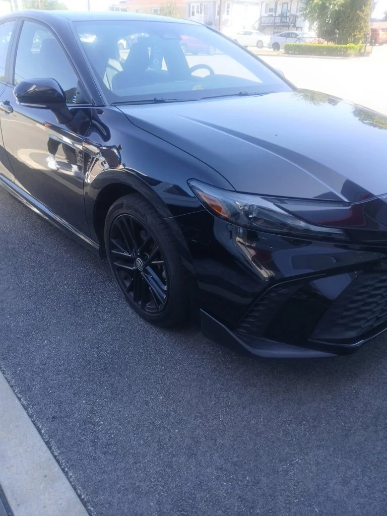 Used 2025 Black Toyota XSE image 2