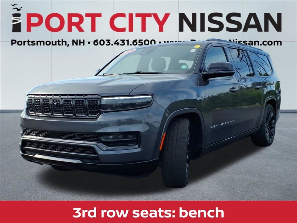 Used 2024 Baltic Gray Metallic Jeep Series II obsidian w/panoramic roof image 47