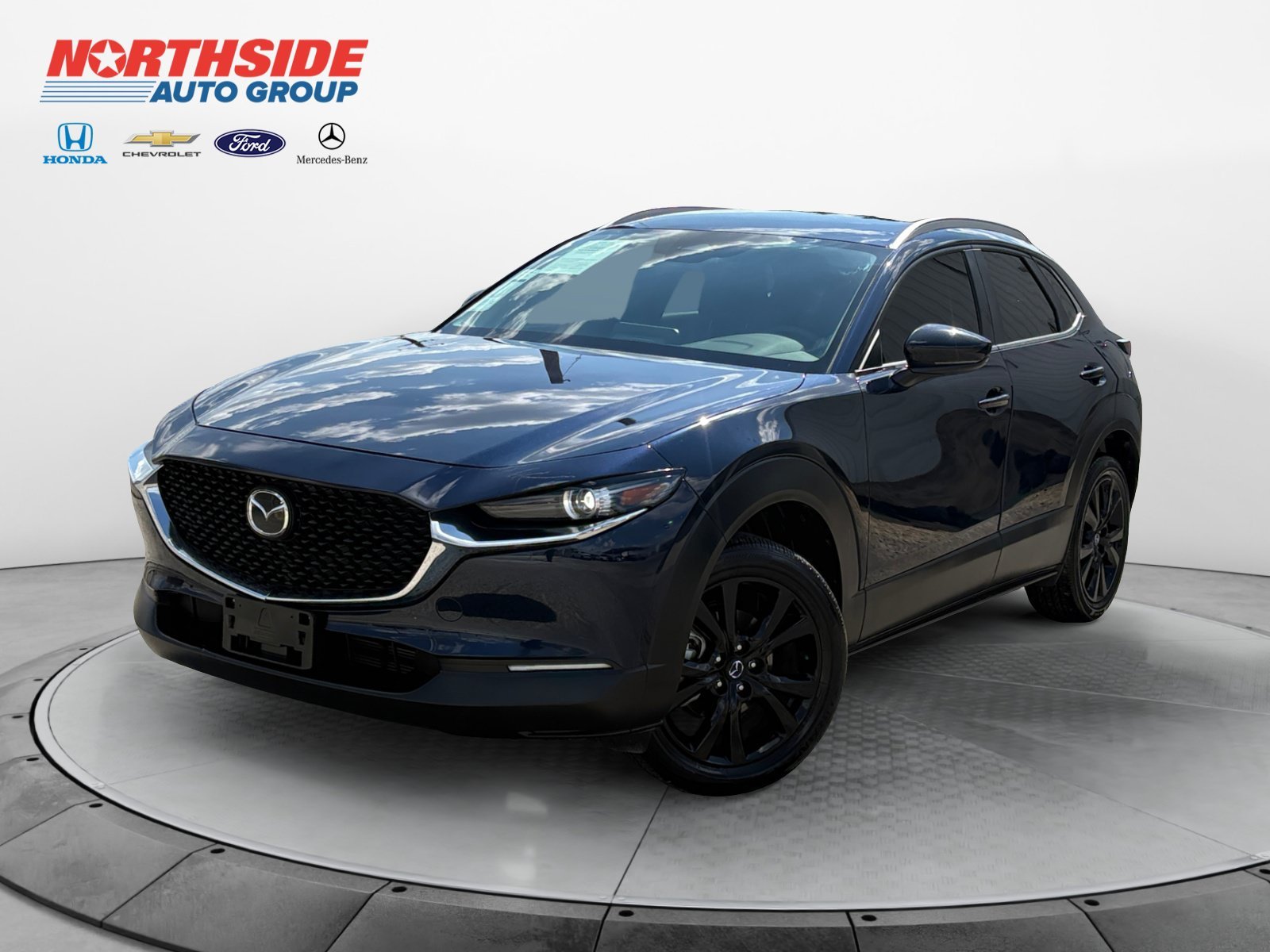 Used 2025 Deep Crystal Blue Mica Mazda 2.5 S Select Sport image 3