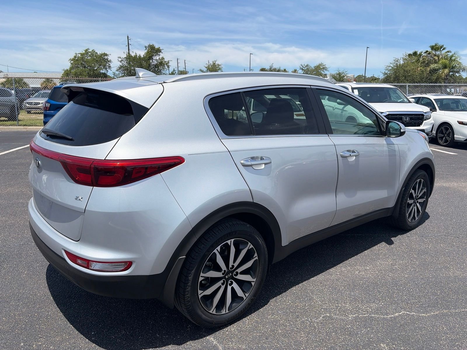 Used 2019 Silver Kia EX image 7