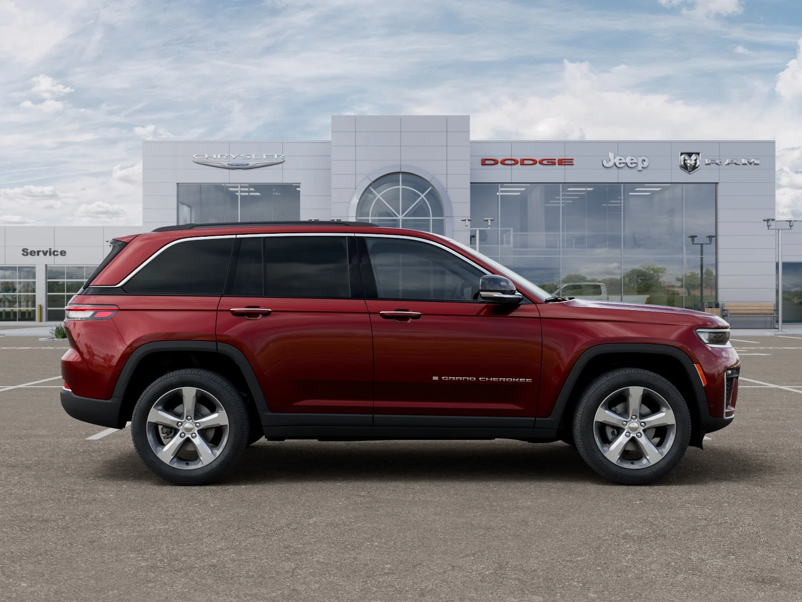 New 2026 Velvet Red Pearl-Coat Exterior Paint Jeep Limited image 52
