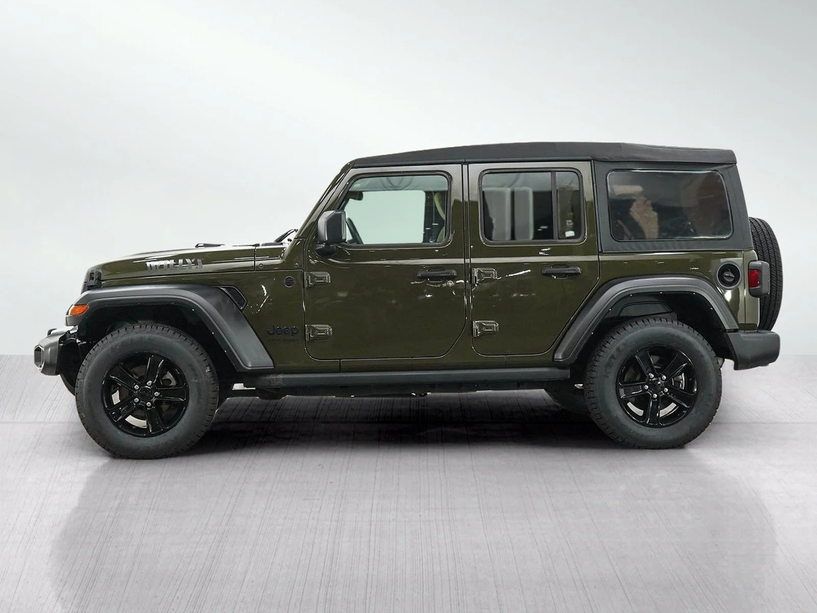 Used 2022 Jeep Wrangler Unlimited Willys with VIN 1C4HJXDG7NW102769 for sale in Hopkins, Minnesota
