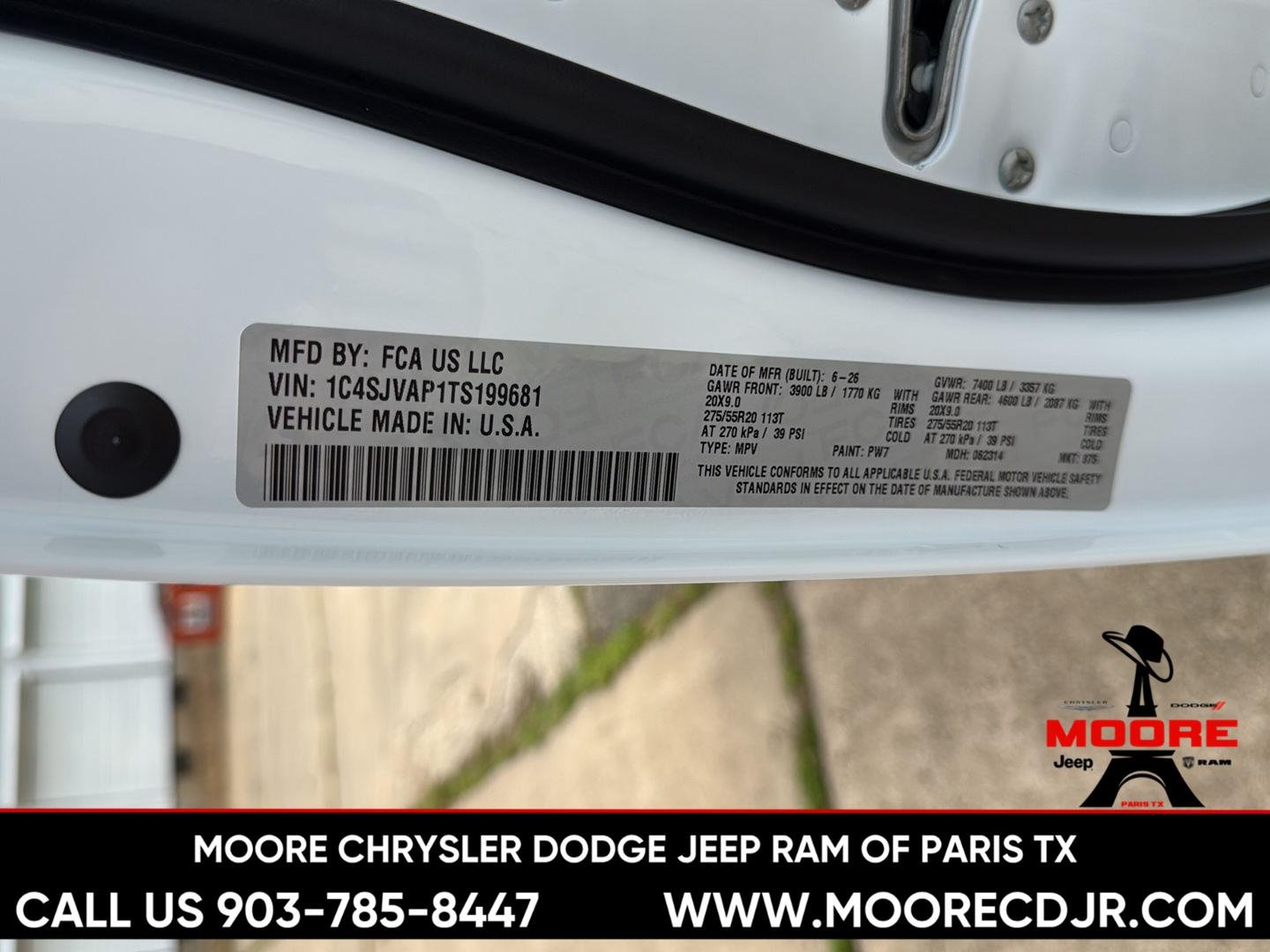 New 2026 Bright White Clearcoat Jeep  image 37
