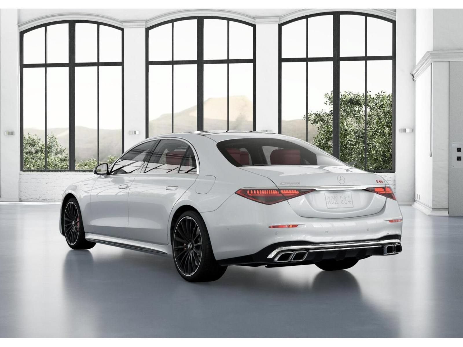New 2026 MANUFAKTUR Moonlight White Metallic Mercedes-Benz S 63 E AMG® image 74