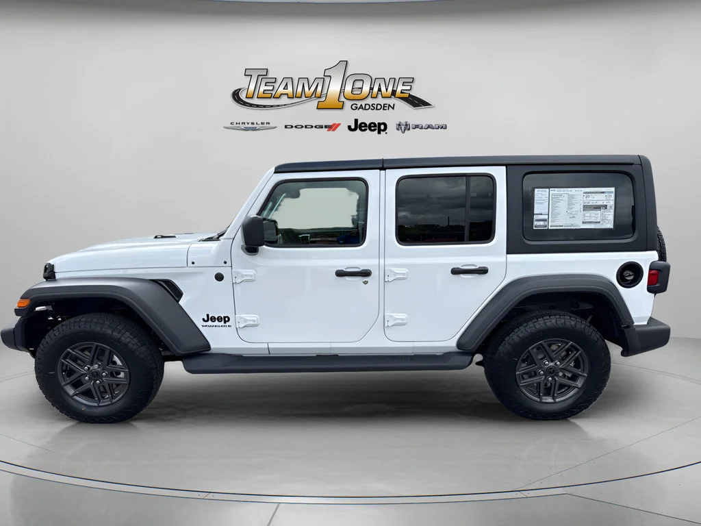 New 2026 Bright White Clear-Coat Exterior Paint Jeep Sport S image 6