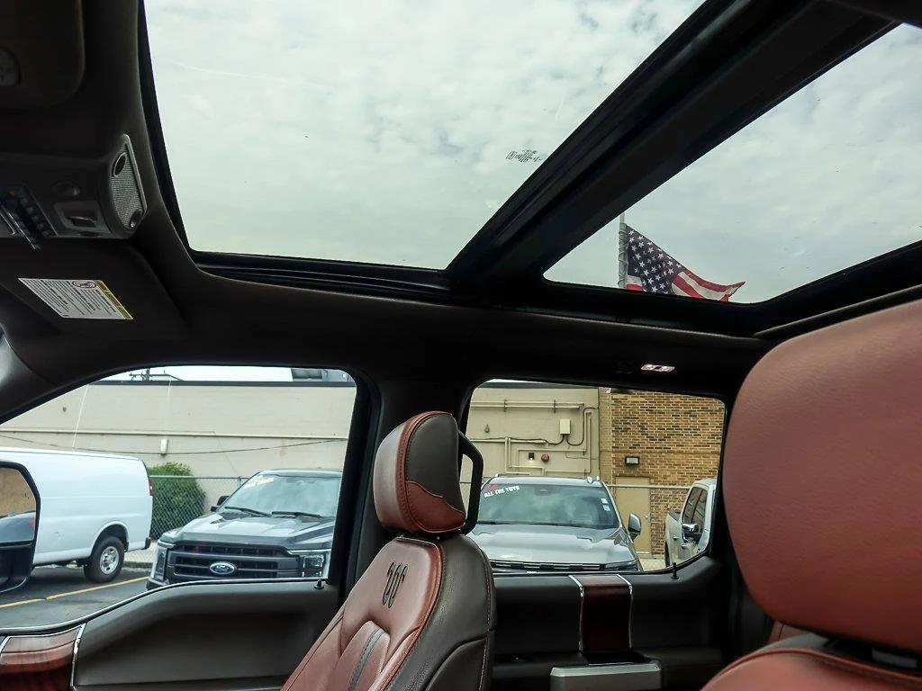 Used 2021 Antimatter Blue Metallic Ford King Ranch image 14