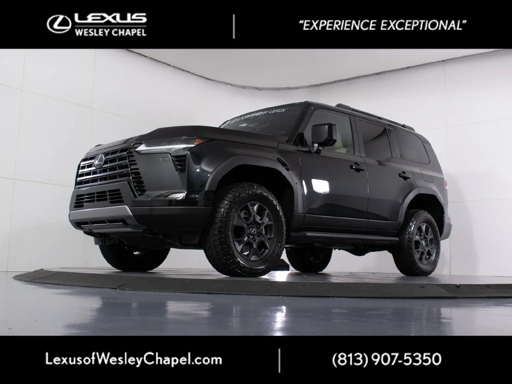 Certified Used 2025 Black Lexus 550 Overtrail image 8