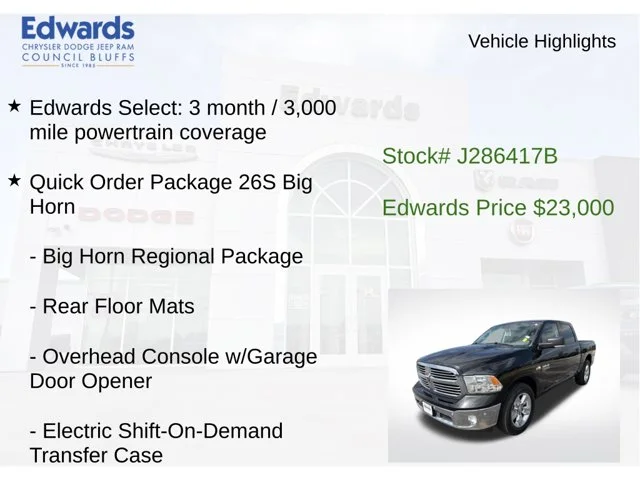 Used 2019 Black Ram Big Horn image 5