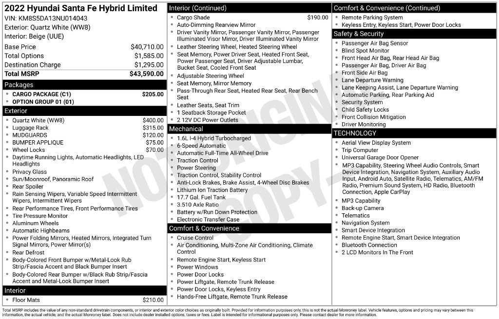 Used 2022 Gray Hyundai Limited image 4