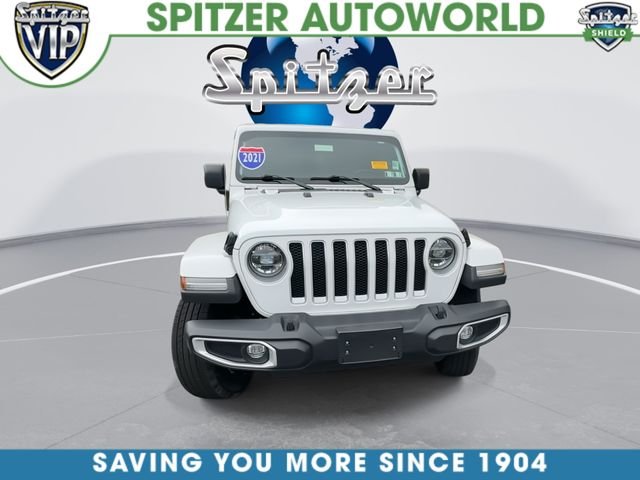 Used 2021 White Jeep Unlimited Sahara image 3