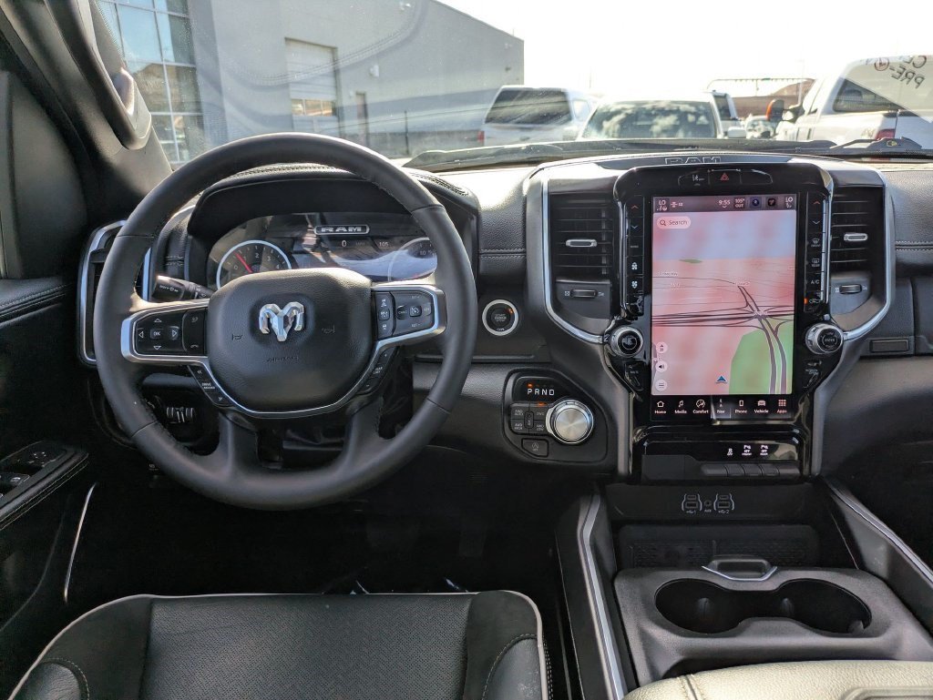 Certified Used 2025 Diamond Black Crystal Pearlcoat Ram Laramie image 28