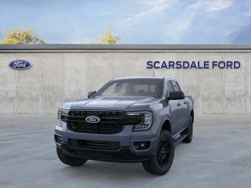 New 2025 Azure Gray Metallic Tri-coat Ford XLT image 2