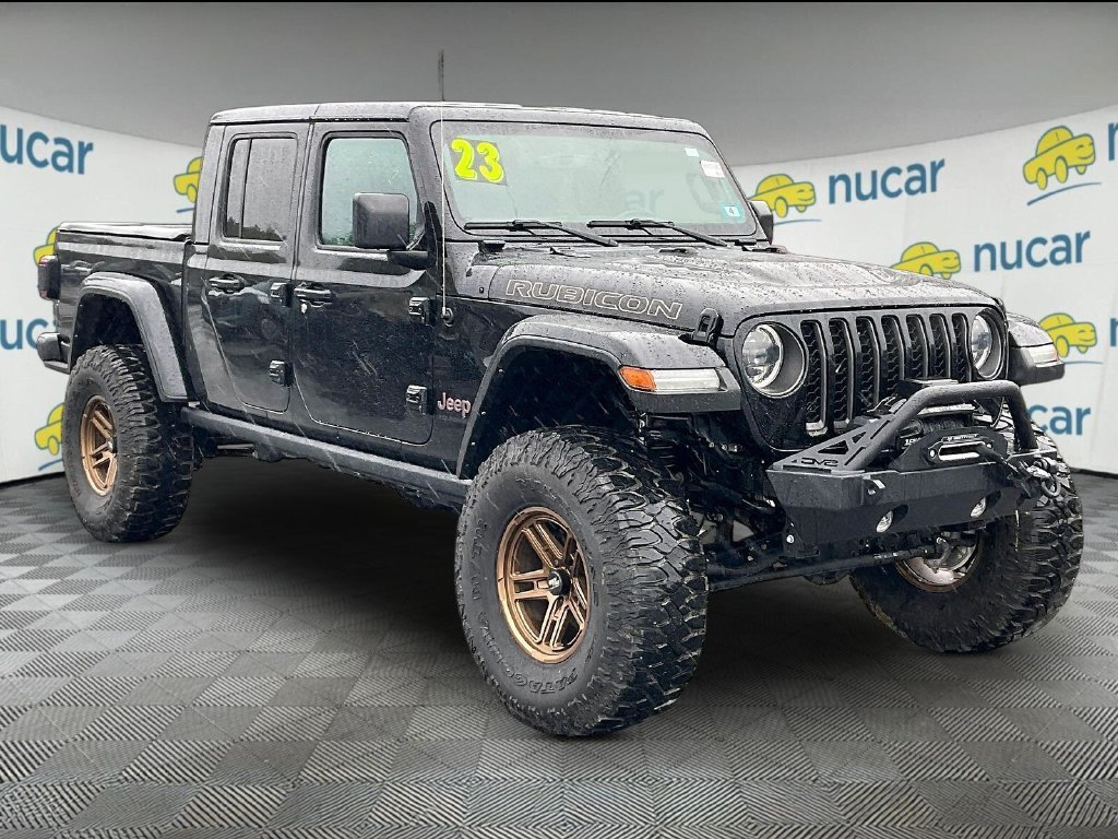Used 2023 Black Clearcoat Jeep Rubicon image 1