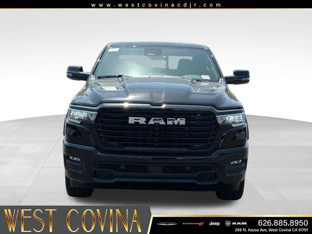 New 2026 Diamond Black Crystal Pearl-Coat Exterior Paint RAM Laramie image 8