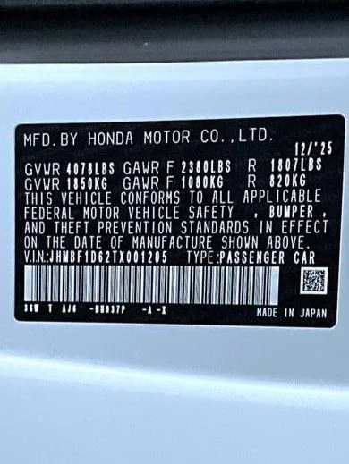 Used 2026 White Honda  image 22