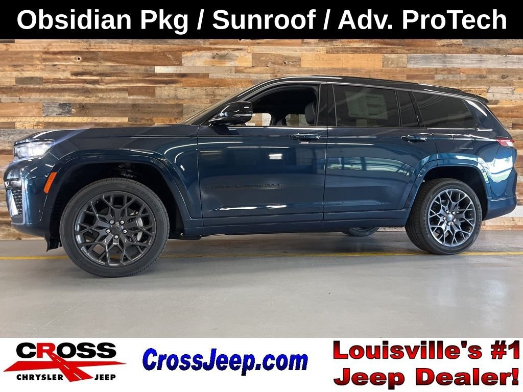 New 2026 Fathom Blue Pearl-Coat Exterior Paint Jeep Summit image 1