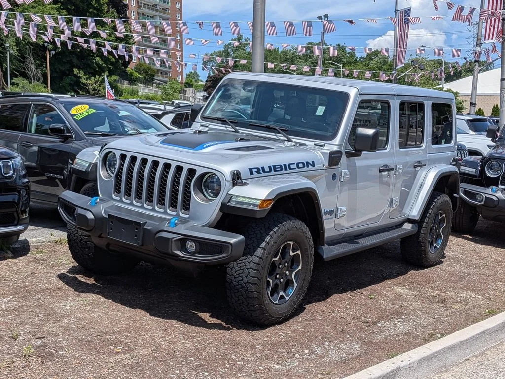 Used 2023 Silver Jeep Rubicon 4xe image 2