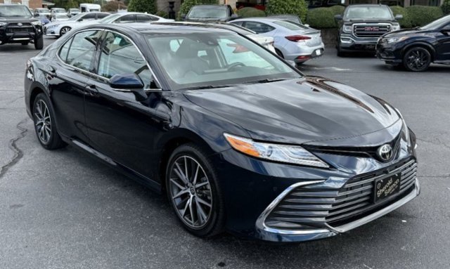Used 2021 Blue Toyota XLE image 1