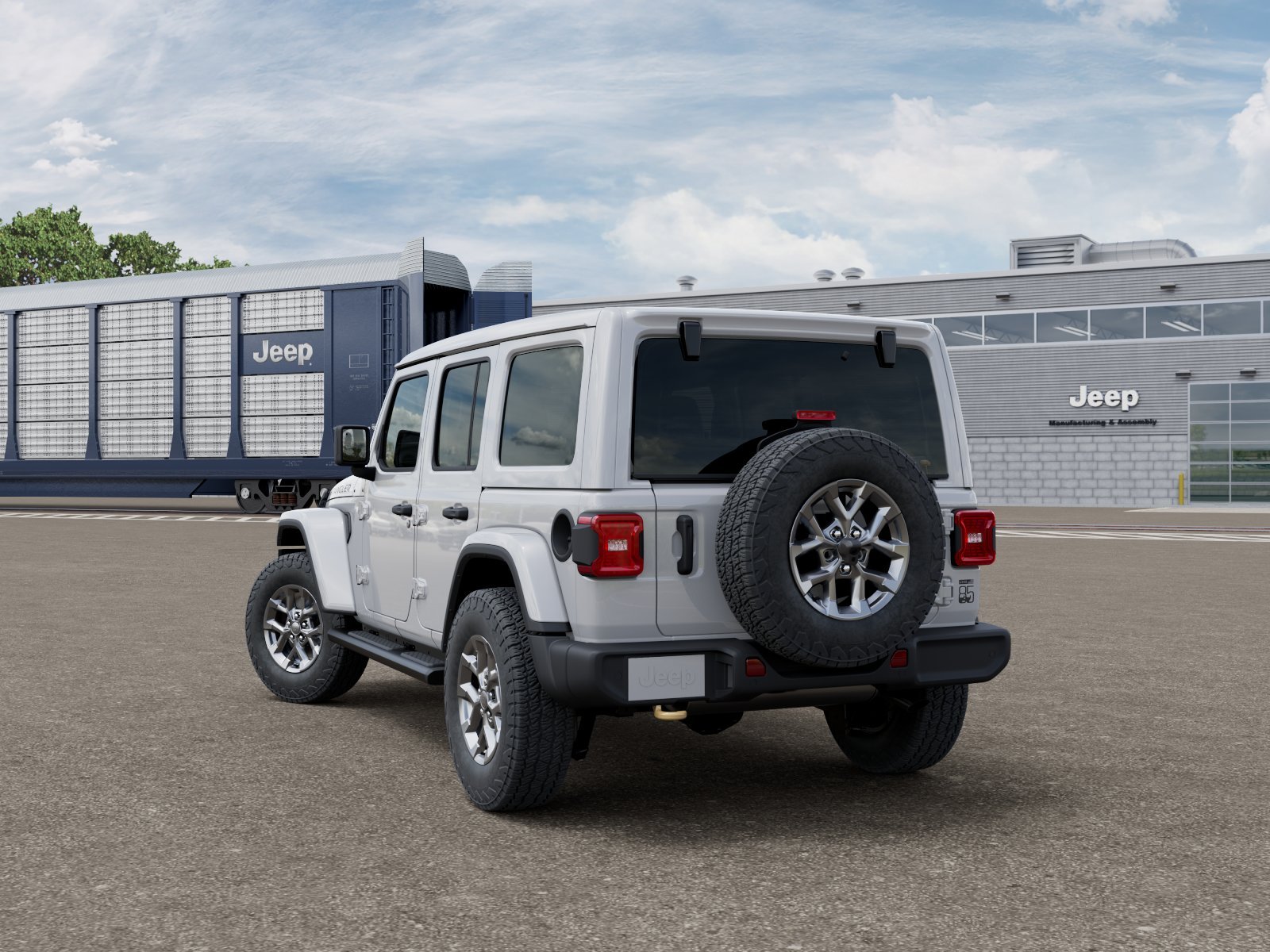 New 2026 Bright White Clear-Coat Exterior Paint Jeep  image 12
