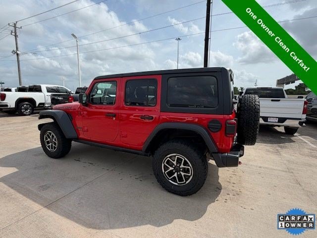 Used 2025 Firecracker Red Clearcoat Jeep Rubicon image 3