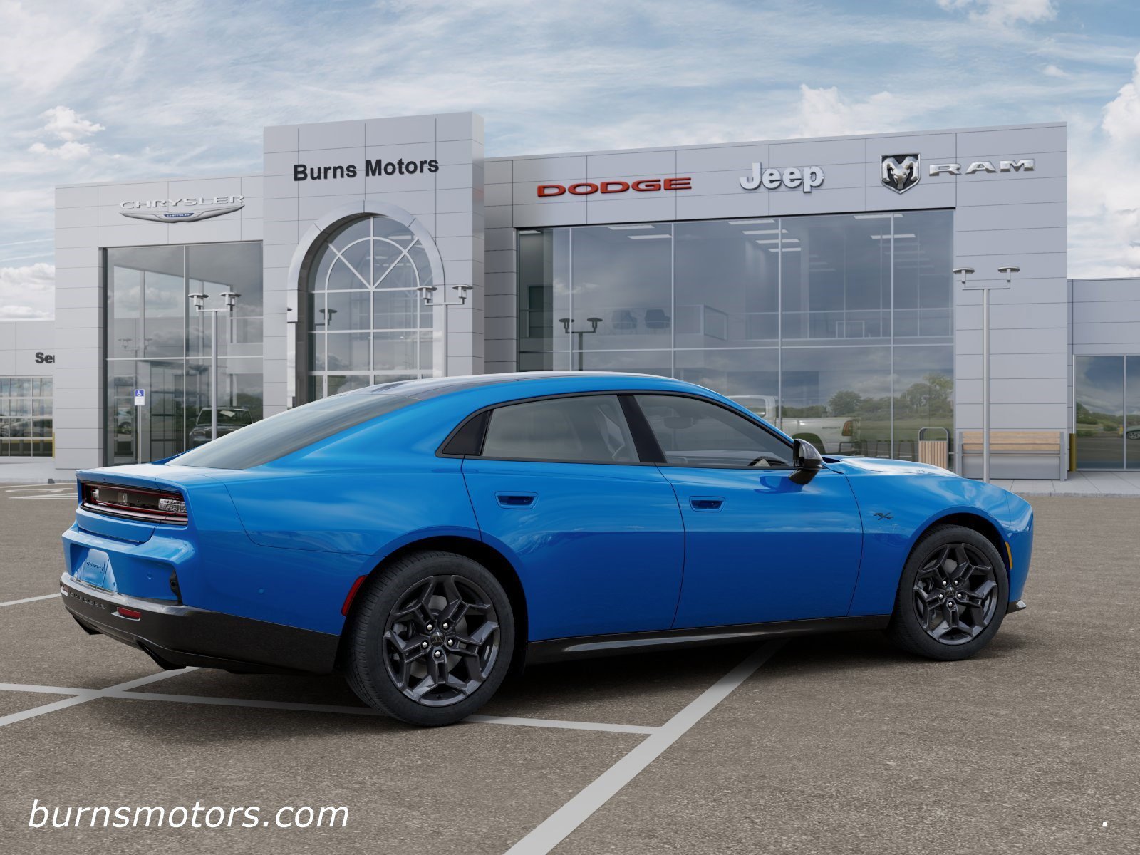 New 2026 Bludicrous Exterior Paint Dodge R/T Blacktop image 4