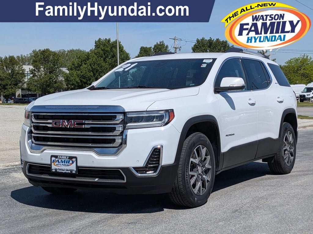 Used 2021 White GMC SLE image 7