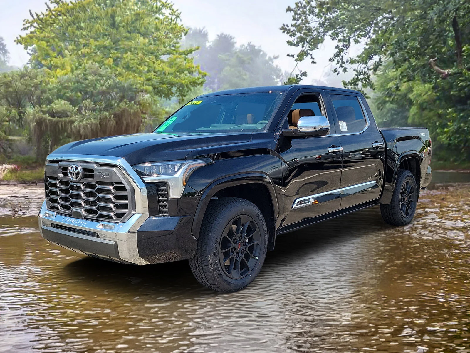 New 2026 Midnight Black Metallic Toyota 1794 Edition CrewMax 5.5