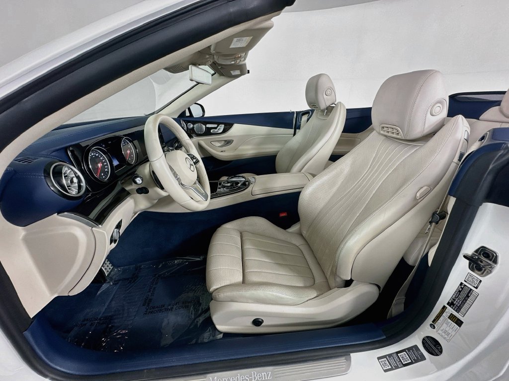 Used 2019 White Mercedes-Benz E 450 CONVERTIBLE BLUE TOP YACHT BLUE LEATHER INT. image 21