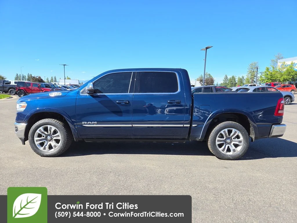 Used 2024 Patriot Blue Pearlcoat Ram Limited image 10