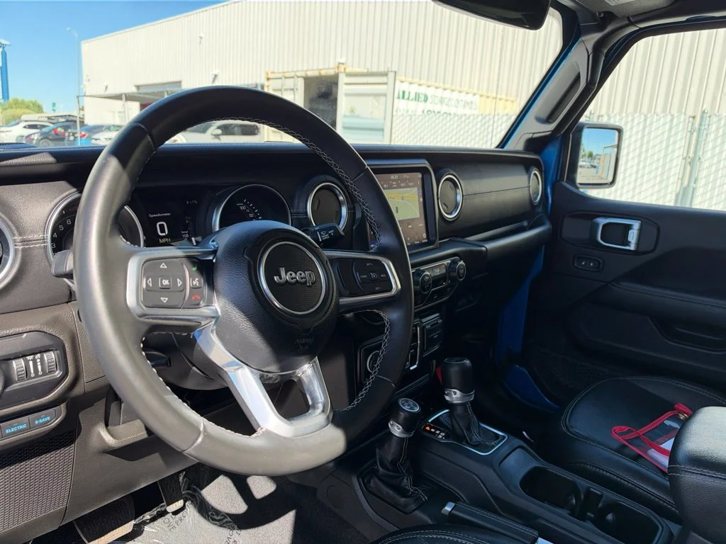 Used 2022 Blue Jeep Unlimited Sahara 4xe image 13