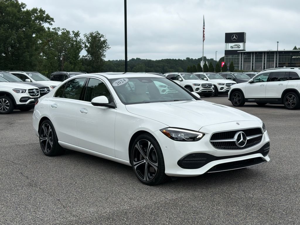 Certified Used 2024 Polar White Mercedes-Benz C 300 image 1
