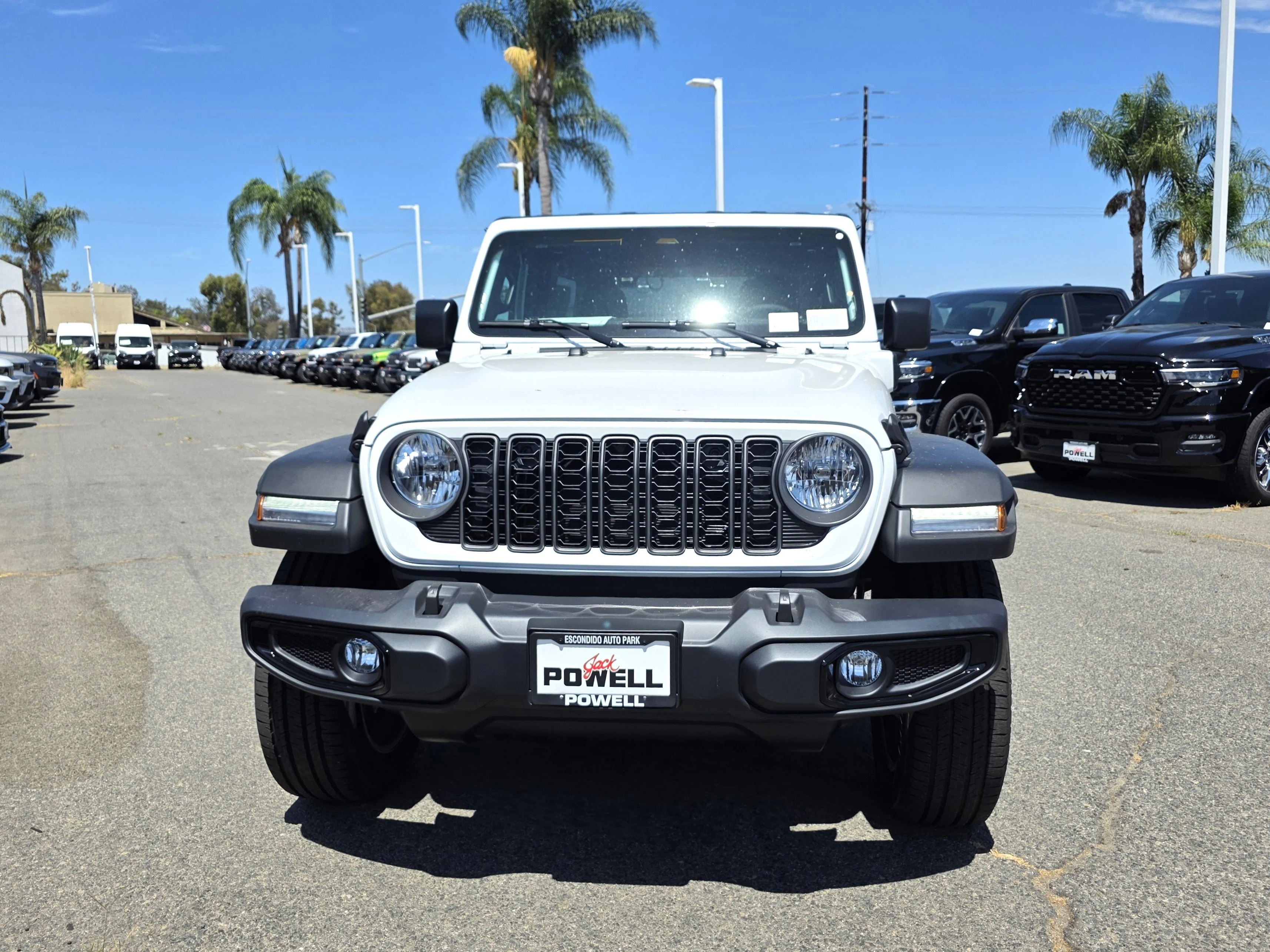New 2025 Bright White Clearcoat Jeep Sport S 4xe image 7