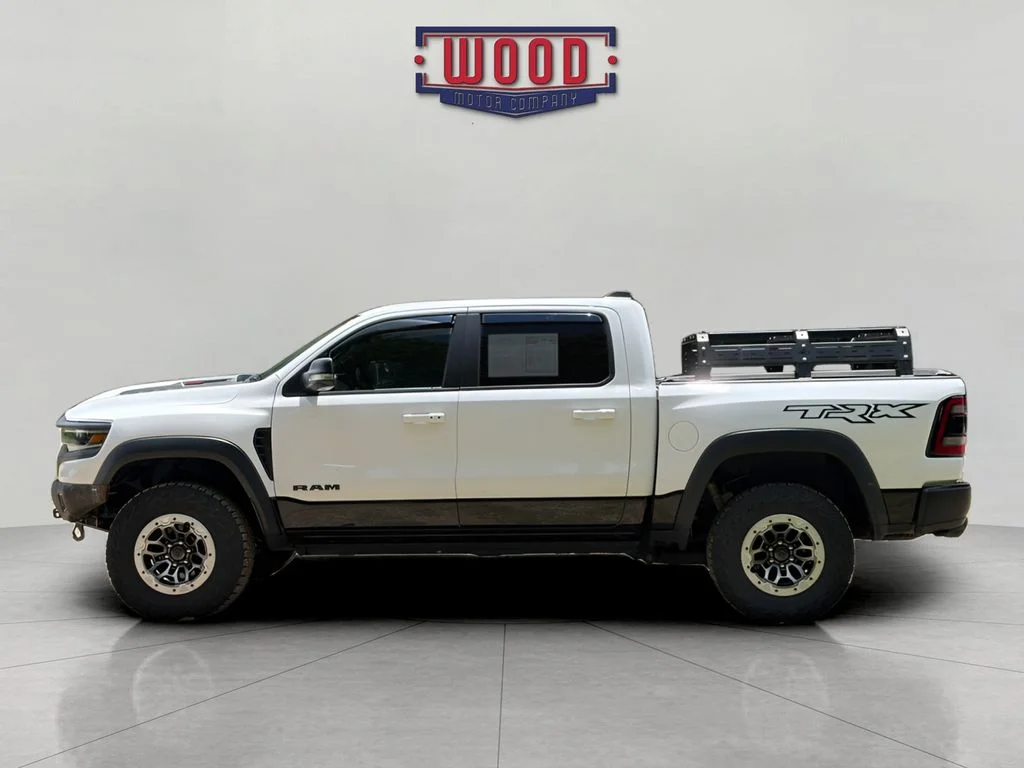 Used 2022 Bright White Clearcoat Ram TRX image 4