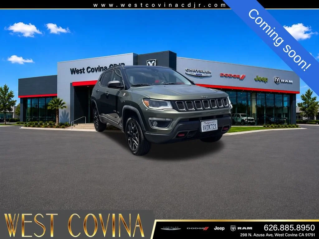 Used 2021 Green Jeep Trailhawk image 1