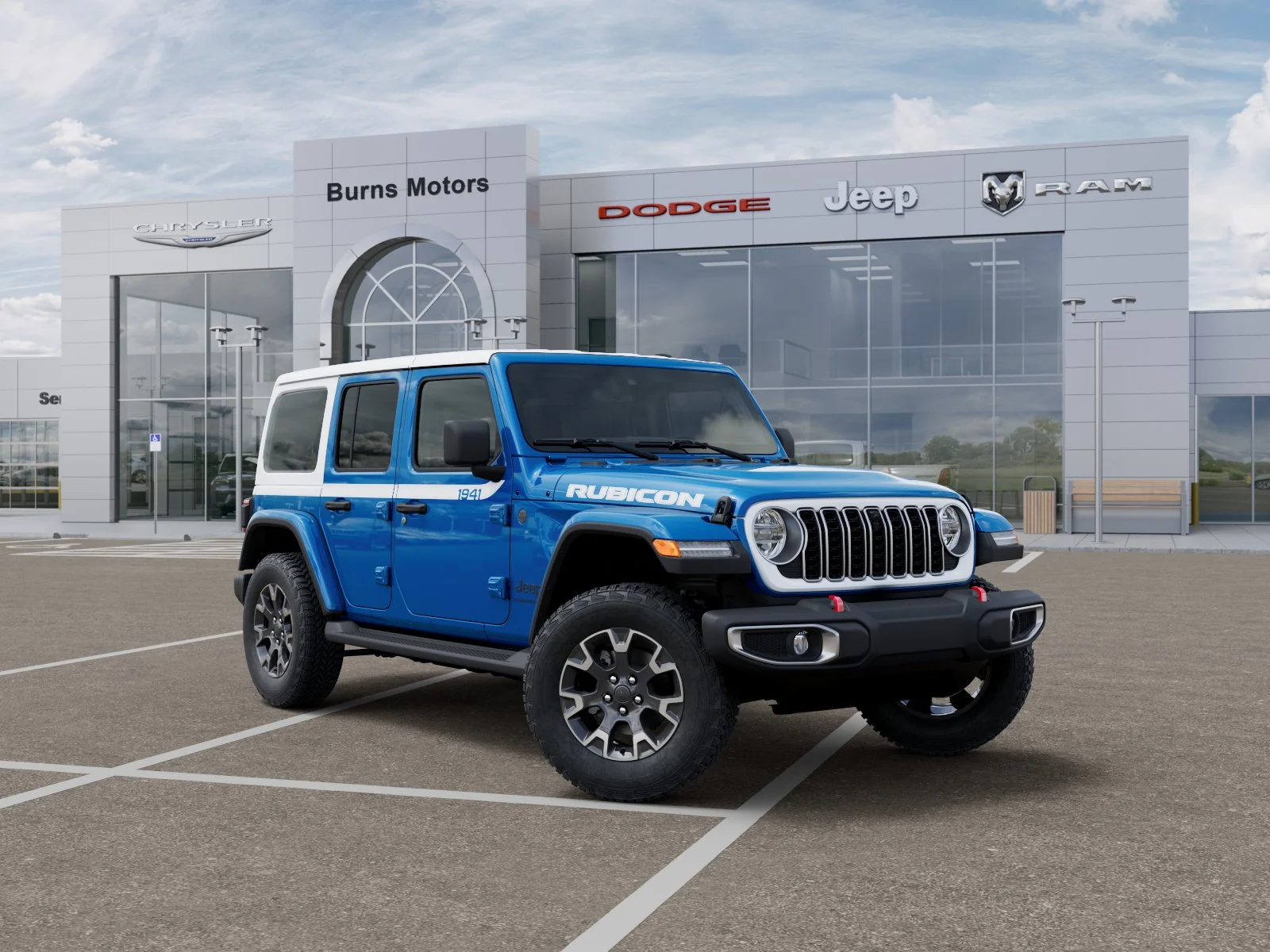 New 2026 Hydro Blue Pearl-Coat Exterior Paint Jeep Sahara 4-Door image 31