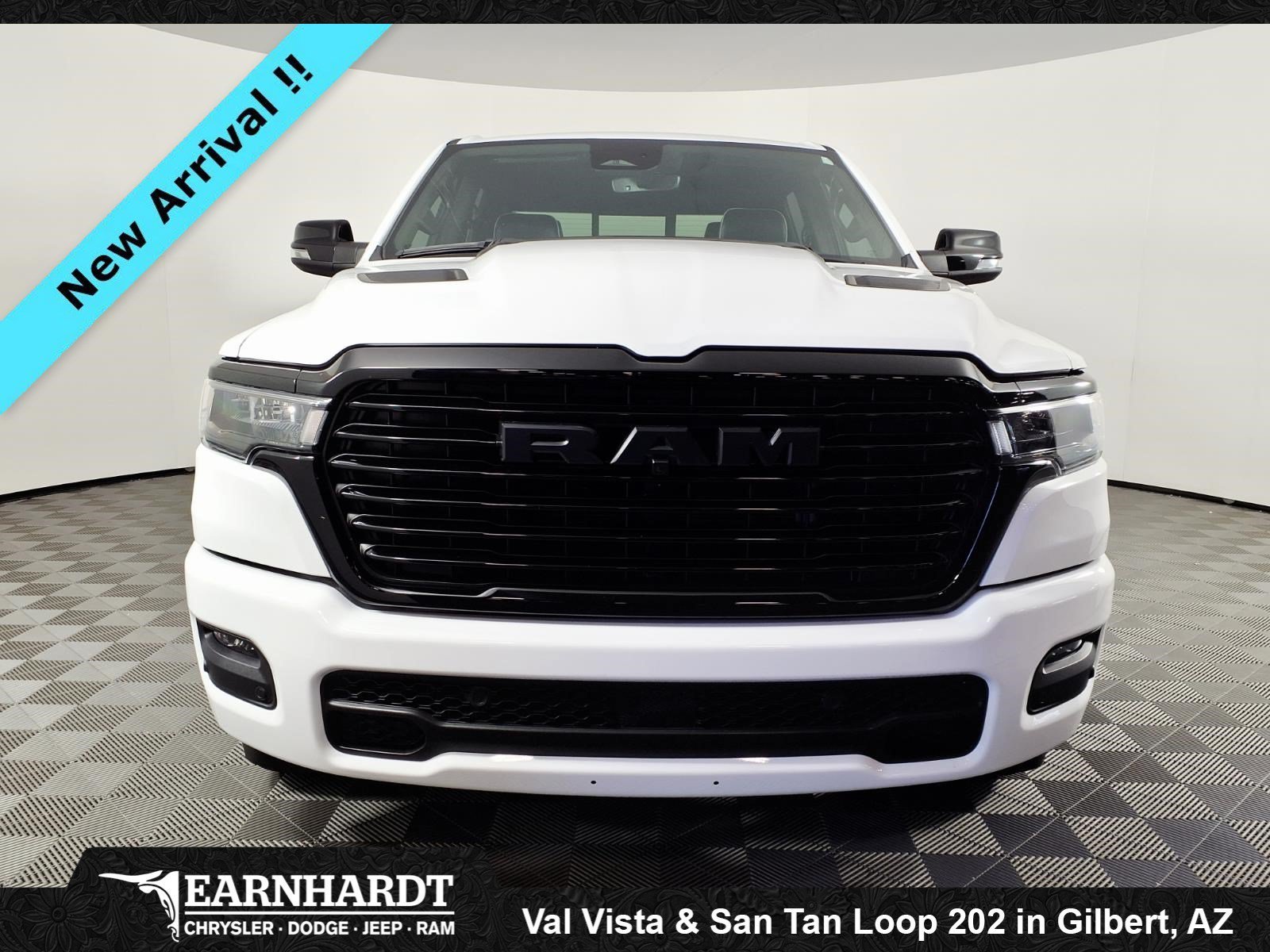 Used 2025 Bright White Clearcoat Ram Laramie image 2