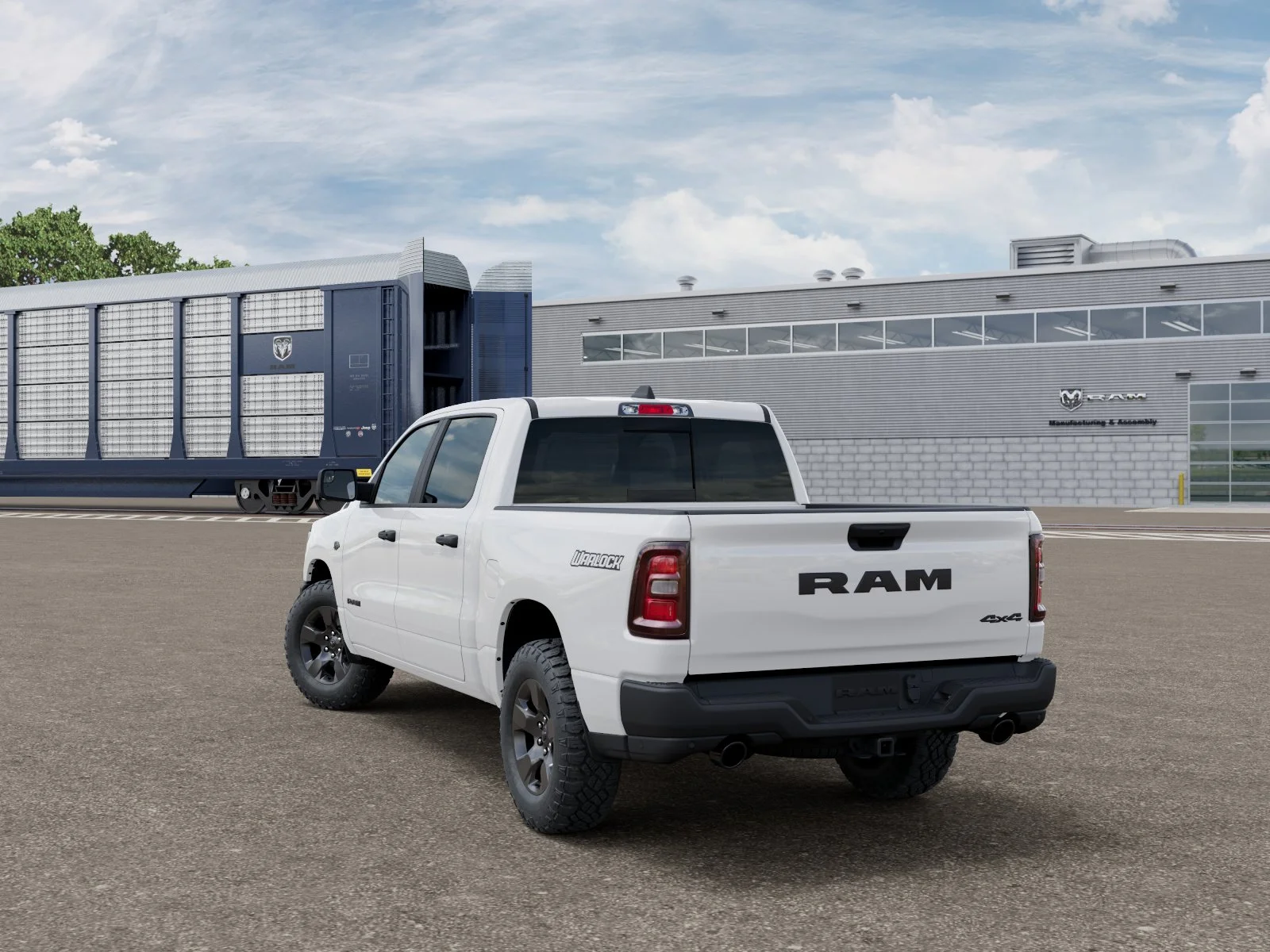 New 2027 Bright White Clear-Coat Exterior Paint RAM Warlock image 3