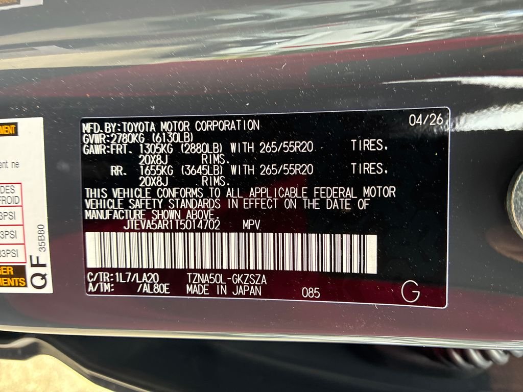 New 2026 Underground Toyota Limited image 57