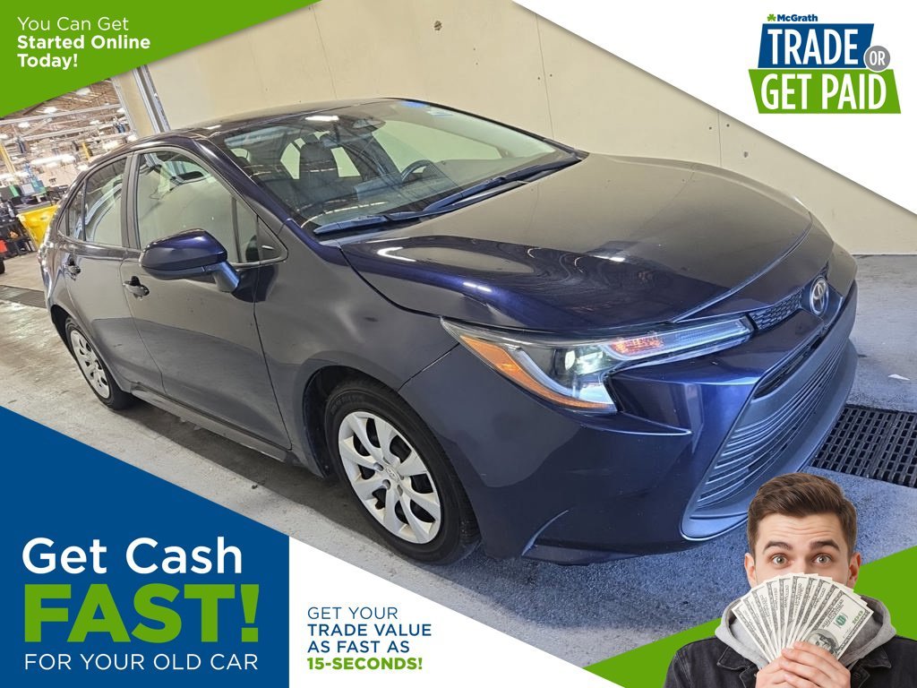 Used 2024 Blue Toyota LE image 1
