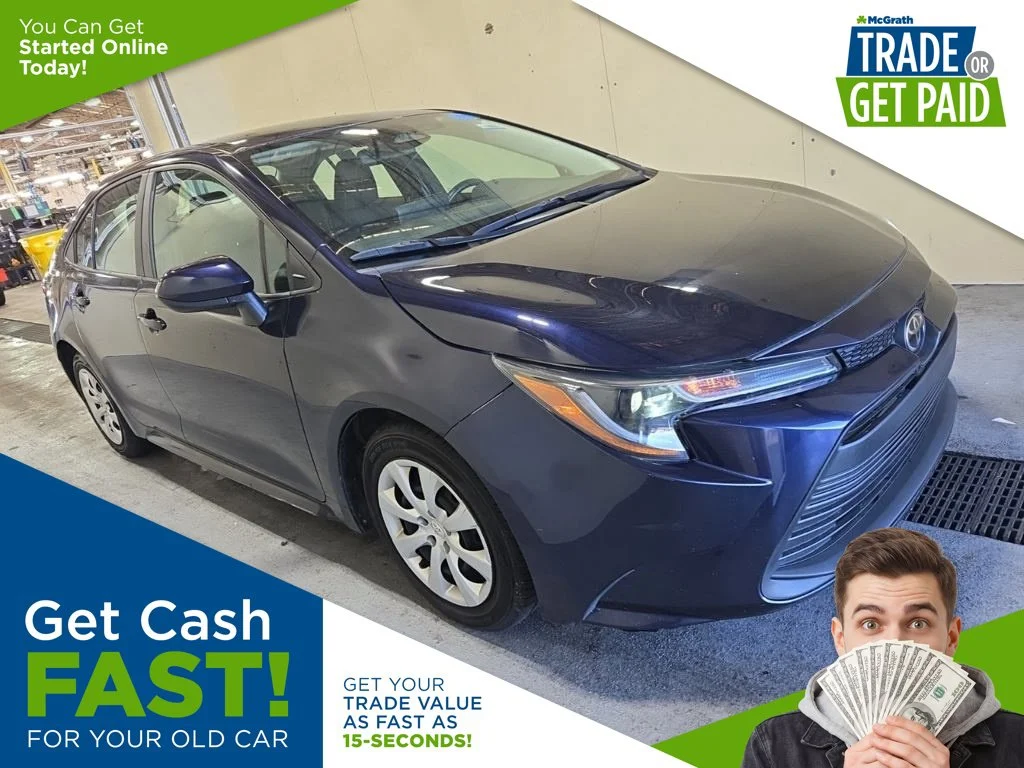 Used 2024 Blue Toyota LE image 1