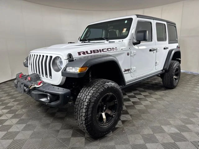 Used 2018 Bright White Clearcoat Jeep Unlimited Rubicon image 8