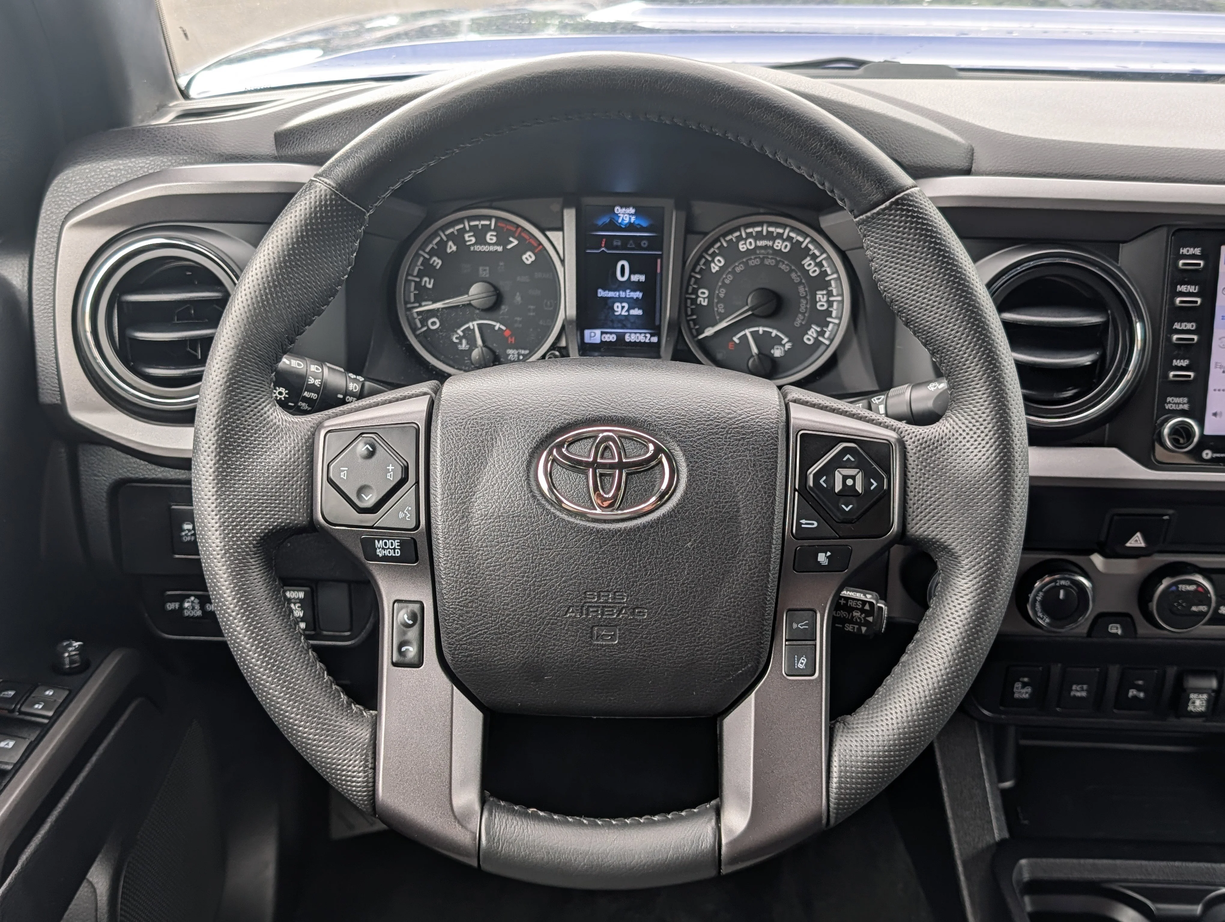Used 2022 Blue Crush Metallic Toyota TRD Sport image 22