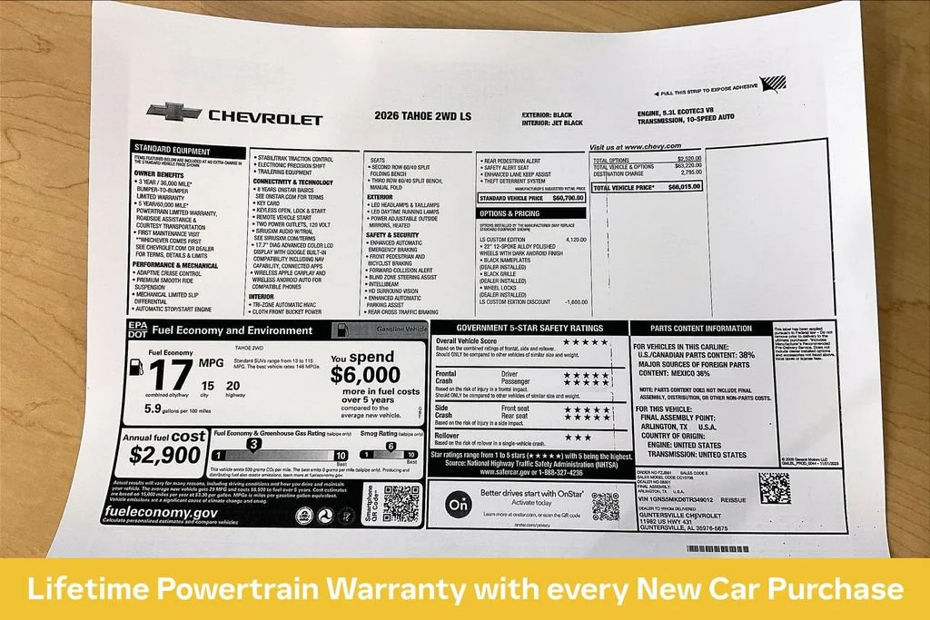 New 2026 Black Chevrolet LS image 13
