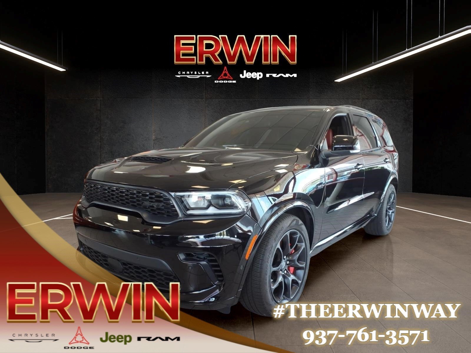 Certified Used 2024 Diamond Black Clear Coat Dodge SRT 392 Premium image 3