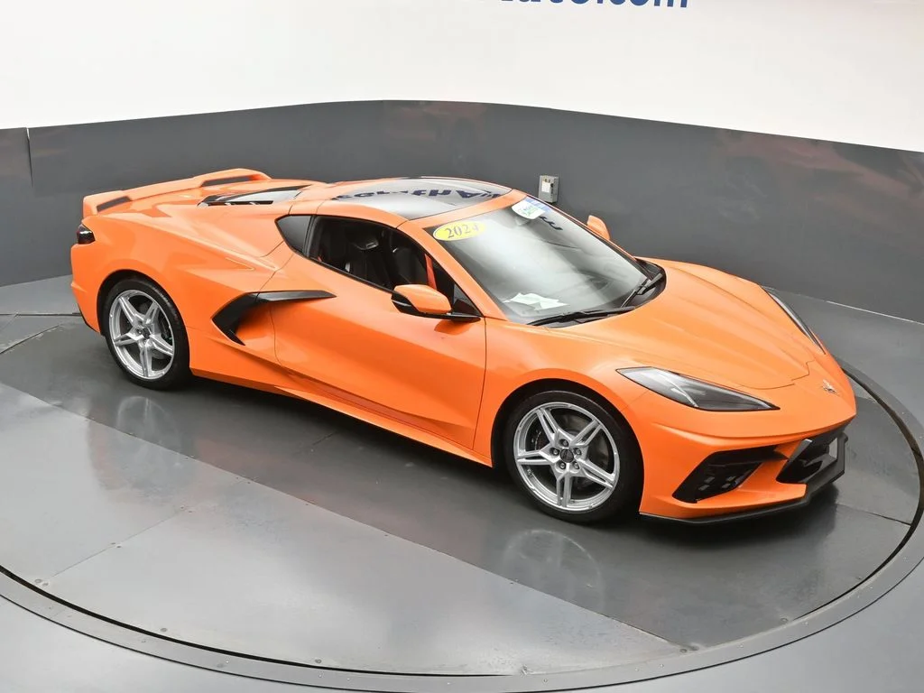 Used 2024 Orange Chevrolet Stingray image 3