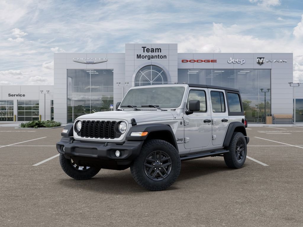 New 2026 Bright White Clear-Coat Exterior Paint Jeep Sport S image 2